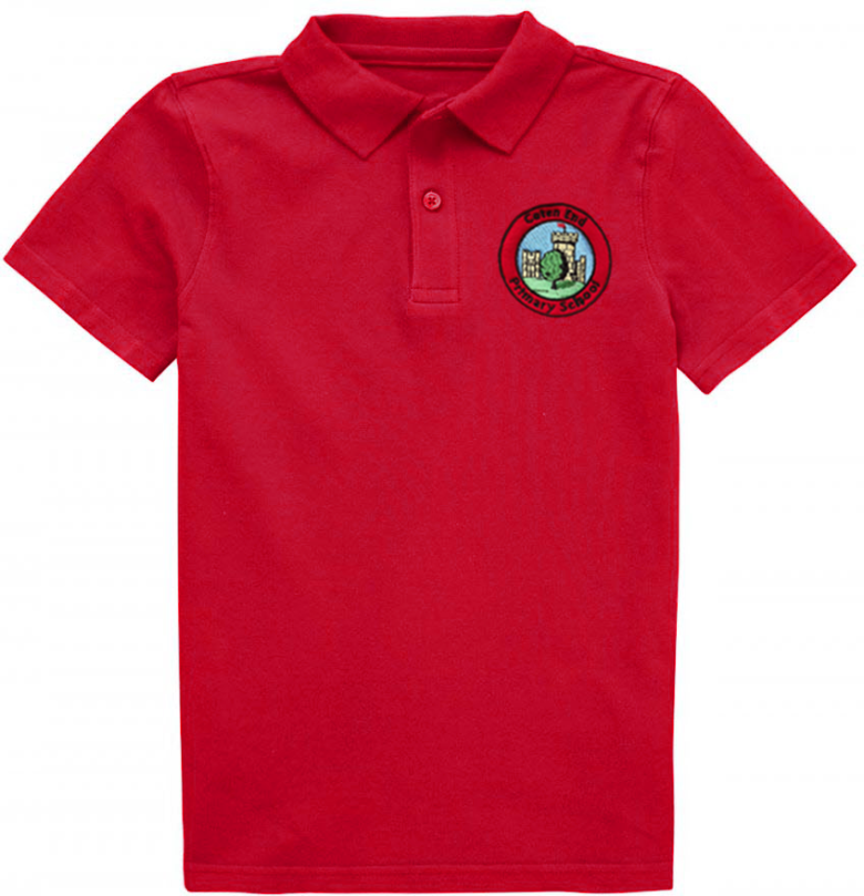 Polo Shirt (Logo) – Red – Coten End Primary