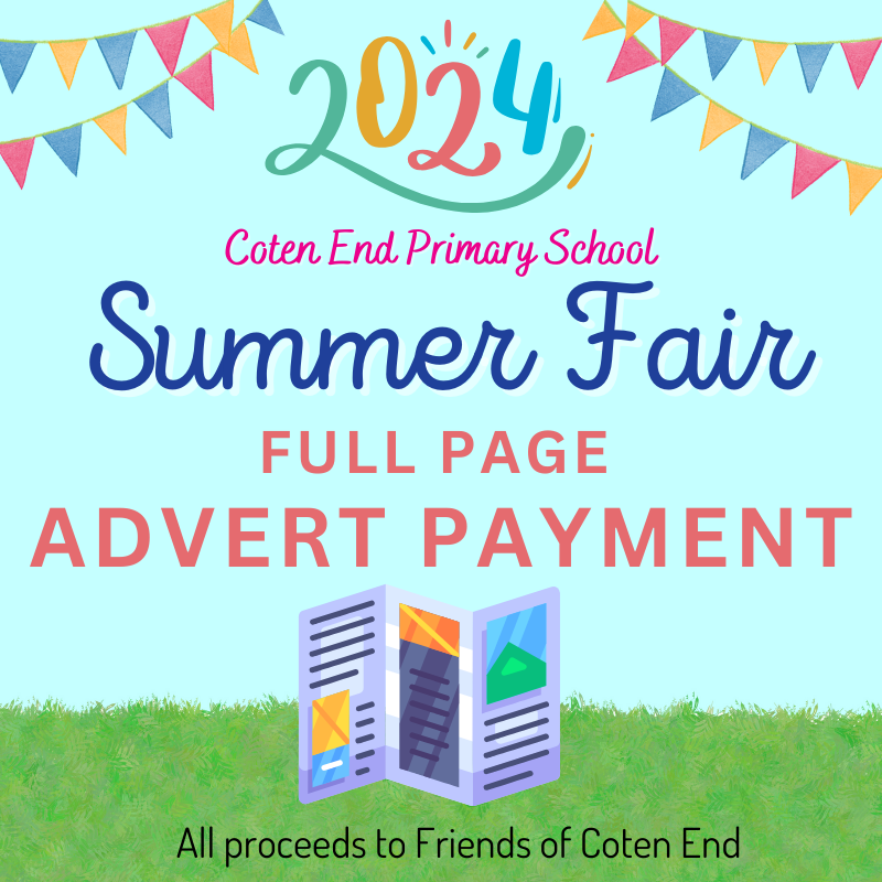 Summer Fair Full Page Advert