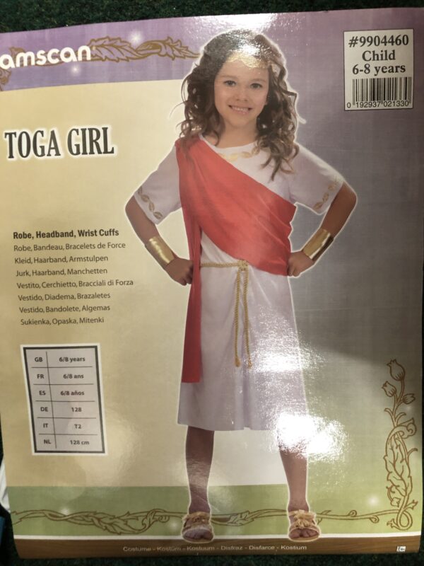 Greek yoga costume 6-8 (hire)